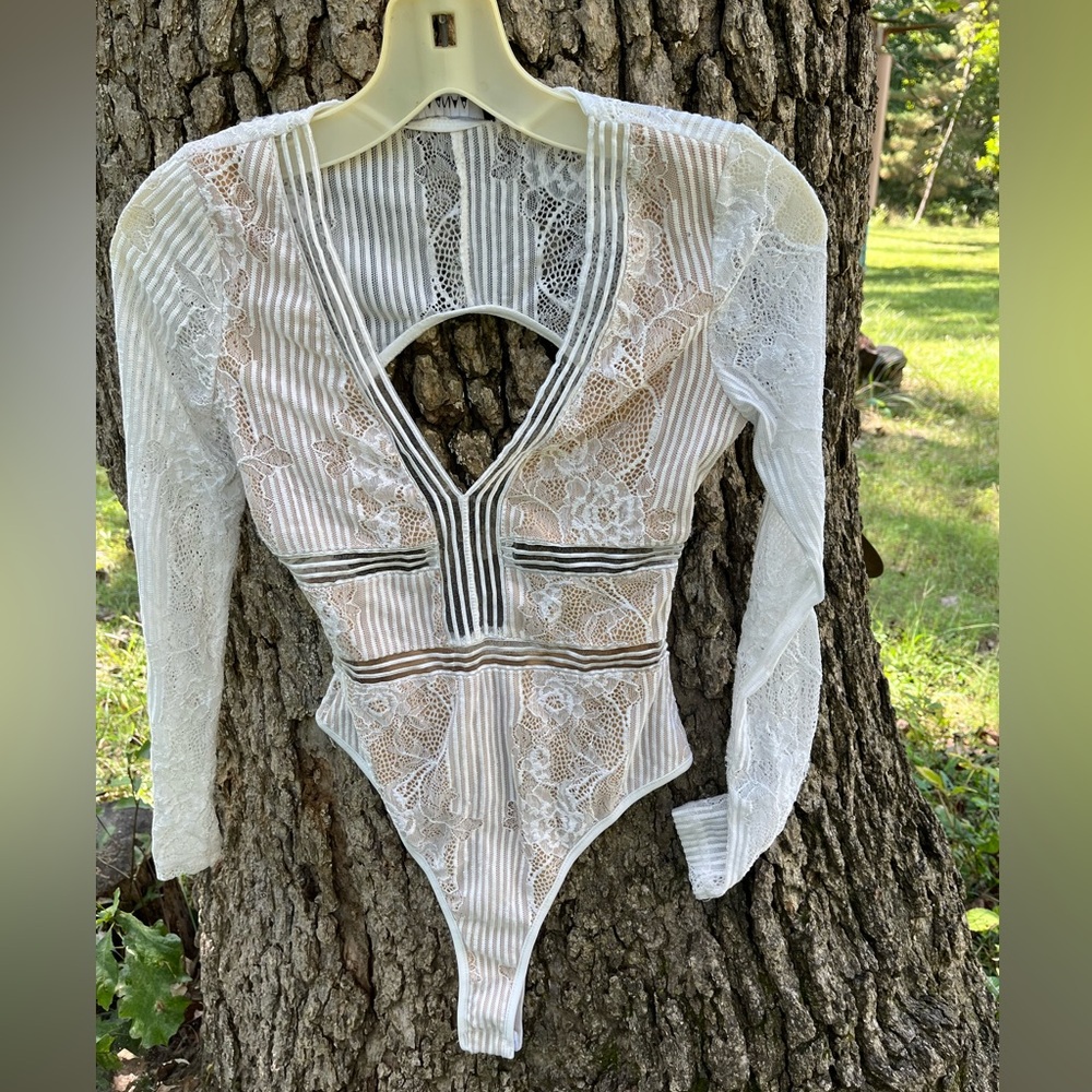 Naa Naa Lace Bodysuit in size 2